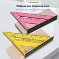thumbnail image 5 of Carpenter Triangle Square Measuring Ruler 45 Degree Ruler Woodworking Scriber Angle Ruler For Woodworking, 5 of 6