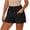 Black, variant on Short Pants for Women Gauze Drawstring Elastic Waist Shorts Summer Crinkle Cotton Shorts Lightweight Beach Vacation Shorts with Pockets