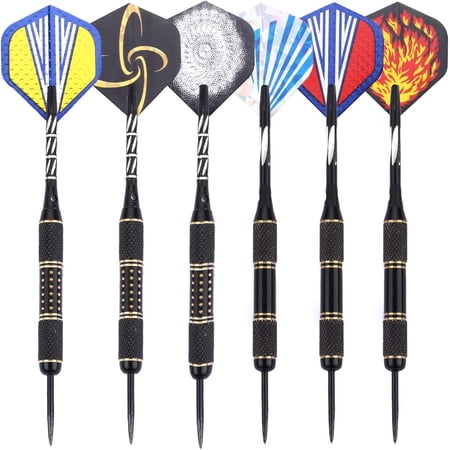 Standard Dart Flights 30 Sets 90 Pcs Durable PET and Laser Replacement Feather Tail Wing - Perfect Accessories Equipment Supplies for Dart Games