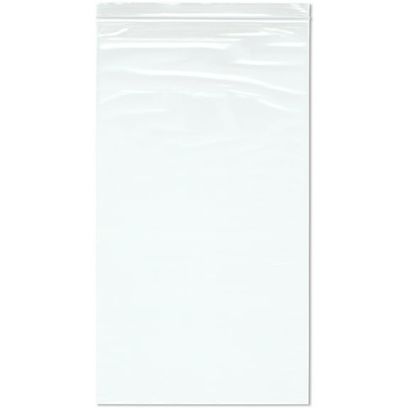 Plymor 10" x 18" (Pack of 100), 2 Mil Zipper Reclosable Plastic Bags