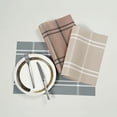 thumbnail image 3 of Sunjoy Tech Plaid Placemat Modern Waterproof Heat Resistant Non slip Heat Insulation Dishwasher Safe Rectangle Dining Table Decoration Pad Kitchen Supplies, 3 of 7