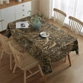 thumbnail image 2 of Grassland Camo Brown Plants Pattern Rectangle Tablecloth 60"x84",Waterproof Polyester Rectangle Table Cloth, Wipeable Spillproof Polyester Tablecloth for Dining, Camping, Indoor and Outdoor, 2 of 5