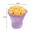thumbnail image 6 of BAELLERT Mini Luminous Bouquet Miniature Resin Craft Glow in The Dark DIY Charm Creative Moss Landscape Colorful 3D Flower Model Desktop Ornament Car Decoration, 6 of 8