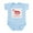 Sky Blue, variant on CafePress - Porkchop Infant Bodysuit - Baby Light Bodysuit, Size Newborn - 24 Months