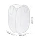 thumbnail image 2 of Cesto de Ropa de Malla Uxcell, Cestas de Ropa Plegables, Blanco, 2 of 7