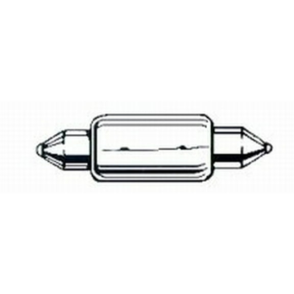 Perko 0069DP0CLR 0.37 in. 12V 10W Double Ended Festoon Bulb, .83 A