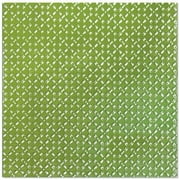 Bright Green Diamond - Salvaged Tin Ceiling Tile 12"X12"