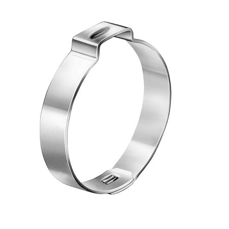 

10500338 Zinc-Plated Steel Hose Clamp with Mechanical Interlock One Ear 7 mm Band Width Clamp ID Range 11.4 mm (Closed) - 13.3 mm (Open)(Pack of 100)
