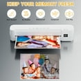 thumbnail image 6 of Naipo 9 Inch Laminator 4 in 1Thermal Laminator Machine Never Jam Laminator Machine with 40 Laminating Sheets A4 A5 A6 Use for Home  Office or School Business White, 6 of 9
