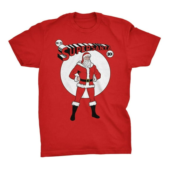 Mighty Circus Super Santa Tee Shirt - Red, Extra Large