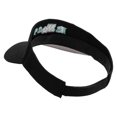thumbnail image 2 of North Dakota Embroidered Cotton Sports Visors - Black OSFM, 2 of 5