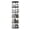 Black#2, variant on Shelving Units, 5 tier Rotating Bookshelf, Floor Rack Simple Bookcase with Acrylic plate Student Multi-Function Creative Bookshelf for Living Room with anti-toppling base, Black Display Shelves