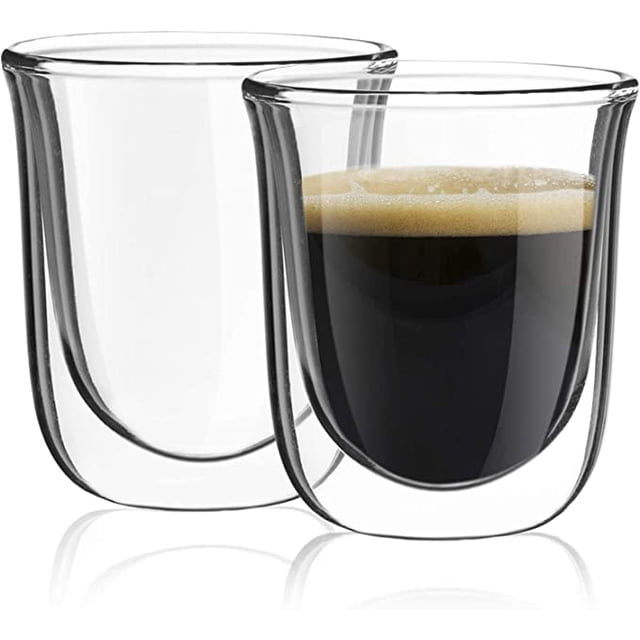 Juego de vasos de cristal U Chef para espresso 2 piezas