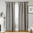thumbnail image 1 of Softline Kingdom Tile Rod Pocket Panel- Pewter- Pack Of 2, 1 of 1