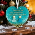 thumbnail image 4 of HCBY Handmade Sea Glass Heart Keepsake - Engraved Friendship Quote on Recycled Glass, Meaningful Gift for Best Friend & Sister(C Blue,3.14"), 4 of 5