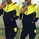 thumbnail image 4 of Conjuntos de 2 piezas para mujer, sudadera con capucha de color liso, sudadera y pantalón, chándal, traje deportivo, sudadera con capucha de color liso, pantalones deportivos, chándal., 4 of 4