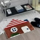 thumbnail image 4 of Alfombra Irregular con Mechones Flocados | Alfombra de Poliéster Suave, No Absorbente y Resistente a La Suciedad | Alfombra Beige Café para Dormitorio Infantil, Sala de Juegos, Guardería, Sala de Est, 4 of 6