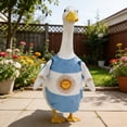 thumbnail image 3 of 23in Independence Day Goose Clothing Outfit, Red White Blue Flag Style National Flag Ball Clothing Costume Porch Goose Statue for Outdoor Yard Garden Courtyard Holiday Decoration, 3 of 5