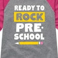 thumbnail image 3 of Instant Message - Ready to Rock Preschool - Toddler And Youth Girls Raglan Graphic T-Shirt, 3 of 5