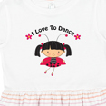 thumbnail image 4 of Inktastic I Love to Dance Ladybug Girls Toddler Dress, 4 of 5