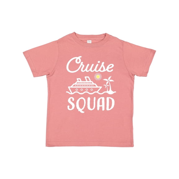 Inktastic Cruise Squad with Vector Cruise Ship and Palm Trees Boys or Girls Toddler T-Shirt