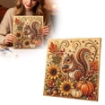 thumbnail image 4 of 12" Autumn Pearl Painting Kit,  Pearl Painting Crafts, DIY Fall Decor，A | Beginner-Friendly Craft, DIY Bead Painting, Harvest Pumpkin Designs, Thanksgiving Decor, Seasonal Home Display (With Frame), 4 of 5