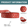 thumbnail image 2 of 48 Yards 1 Inch Wide Stars Printed Ribbons, Ribbons with Stars for Hair Bows Gift Wrapping and Craftred, 2 of 4