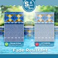 thumbnail image 4 of SmartLine 12' x 21' Oval Mosaic Diamond Unibead Above Ground Swimming Pool Liner, 52" Height, 25 Gauge, 4 of 6