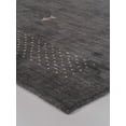 thumbnail image 5 of Rugsotic Carpets Handmade Rugs Hand Knotted Loom Rectangle 3'x5' Charcoal Wool for Indoor Use, 5 of 5