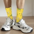 thumbnail image 6 of Banana Yellow Fruit Funny Novelty Crew Socks for Women Men Sports, 6 of 6