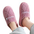 thumbnail image 7 of NOKIO Home Slippers for Women Winter Cute Fl𝖾𝖾ce Slide Lightweight Non-S𝗅ip Slide Soft Warm House Slipper Comfortable S𝗅ip On Cotton Shoes Warm Closed Top Footwear, 7 of 7