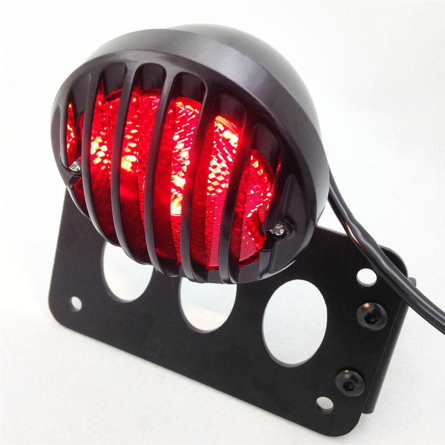Universal License Plate Holder Tail Rear Light Bracket Mount Motorcycle