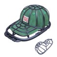 thumbnail image 3 of Cap Washer Cage for Hats - Patented Cleaner for Baseball Caps, Reusable, 3 of 5