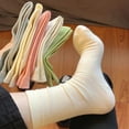 thumbnail image 2 of Women's Slouchy Ankle Socks Soft Solid Cotton for Casual Comfort 2 Pairs, 2 of 7