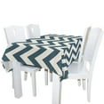 thumbnail image 2 of EREHome Nappes Bleues Décoration de Table Blanche 52x70 Pouces, 2 of 5