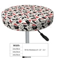 thumbnail image 2 of Goofa Christmas Cat Printed Stool Covers Round, Waterproof Round Bar Stool Covers Anti-Slip Round Bar Stool Seat Cover with Elastic Bands Durable -13 inch, 2 of 7
