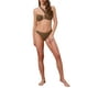 thumbnail image 2 of INSPIRAR CHIC Conjunto de Bikini de Dos Piezas con Tirante Asimétrico y Anillo Metálico para Mujeres, Parte Inferior Triangular, Talla X-Large, Color Marrón, 2 of 5