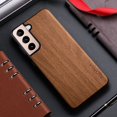 thumbnail image 1 of Bamboo Wood Pattern Leather Back Cover For Samsung Galaxy S21 S22 S20 Ultra Plus FE Phone Case, 1 of 4