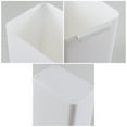 thumbnail image 3 of Xyskin 3 Pack Plastic Trash Wastebasket, Garbage Cans, Deskside Garbage Bin, White, 4.5 Gallon, 3 of 6