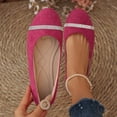 thumbnail image 2 of Women's Rhinestone Stripe Slip On Flats, Casual Solid Color Soft Sole Moccasins, Non-Slip Walking Shoes for Women, Perfect for Daily Outings and Casual Wear, 2 of 10