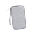 thumbnail image 3 of EeaseMX Bolsa de almacenamiento para accesorios digitales de viaje, organizador de baterías externas, estuche para cable USB (gris), 3 of 7