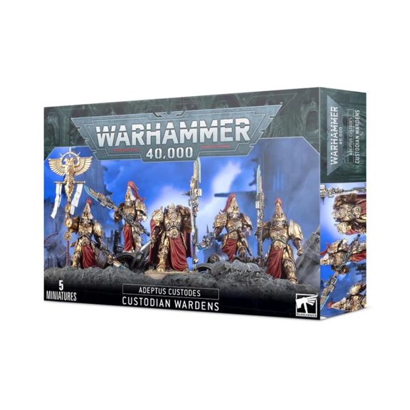 Figura de acción Games Workshop Warhammer 40k Adeptus Custodes Custodes Custodian Wardens