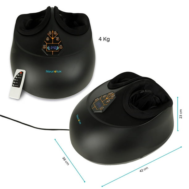 Masajeador de Pies NEUROLUX Eléctrico con Calor Vibración