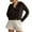 Black, variant on RMGVDSD Ruffle Collar Cardigan Sweaters For Women Open Front Button Down Long Sleeve Cropped Knit Outerwear Solid Color Comfort Pullover Sweater Tops /White