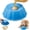 Blue Slow Feeder, variant on Dog Lick Bowl Ball Slow Feeder, Licking Bowl for Liquid Treat with Rolling Spin Sphere Roller Licker, Licky Feed Calming Anxiety Relief Enrichment Yogurt (Blue)