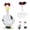 Red, variant on Halloween Porch Goose Outfit, Porch Goose Cloths Spider Web Duck Lawn Skeleton Costume for 23'' Plastic/Cement Duck Statues Patio Lawn Outdoor Decor