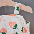 thumbnail image 7 of Utlike Girls Clothing Set New Cute Suspender Dress For And Young Children Printed With Bow And Hat Skirt Set Classic Comfort Outfits Size 3 Years-4 Years, 7 of 7