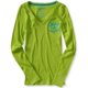 thumbnail image 1 of Camiseta Gráfica Aeropostale con Cuello en V Verde Pequeña, 1 of 1