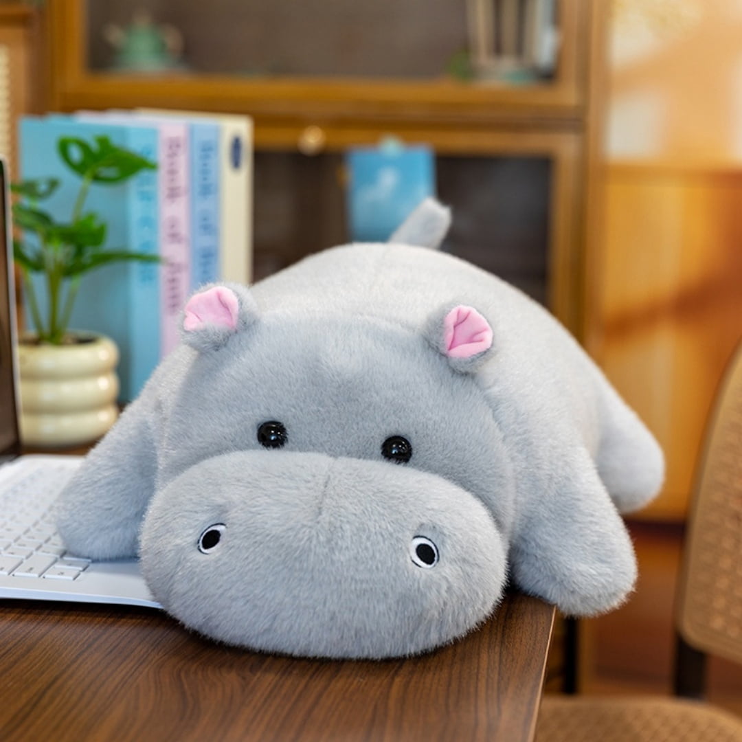 Soft Weighted Stuffed Animals for Anxiety Stress Relief- Cute Plush Cow Dinosaur Lion Animal Throw Pillow Gift