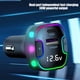 thumbnail image 5 of Cargador de coche | Carga rápida USB multipuerto | Pantalla digital inteligente extendida trasera, salida de cinco orificios, cable PD, negro, 120W, cable de 1,5 m, 5 of 7